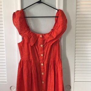 Off Shoulder Orange Beauty